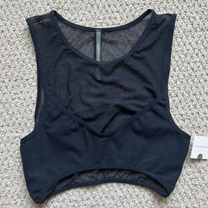 Anthropologie Black Bralette Top